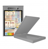 WhiteCoat Clipboard® Storage - Silver Nursing Edition